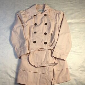 Black Rivet Jacket Womens Peach XL Trenh Coat Button Up Pockets Collar
